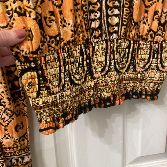 🧡Free People🧡Cropped Printed Top - Picture 10 of 12